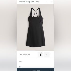 Traveler Wrap Mini Dress